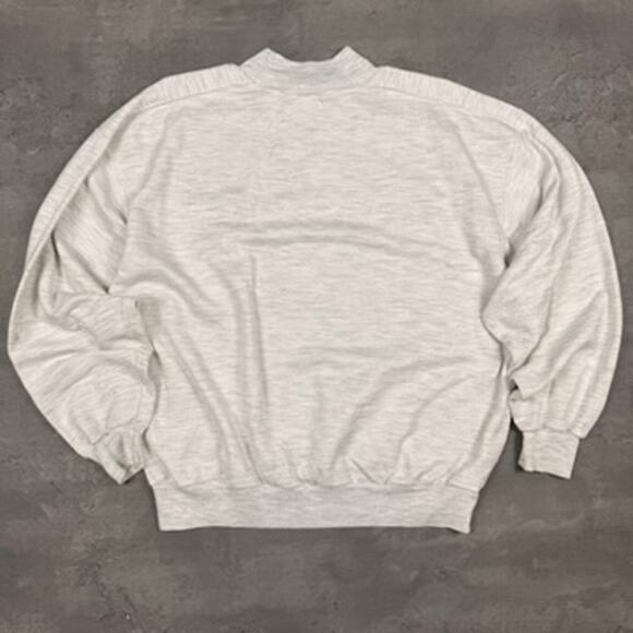 Vintage Nike Mock Neck Gray Sweatshirt - Picture 4 of 5
